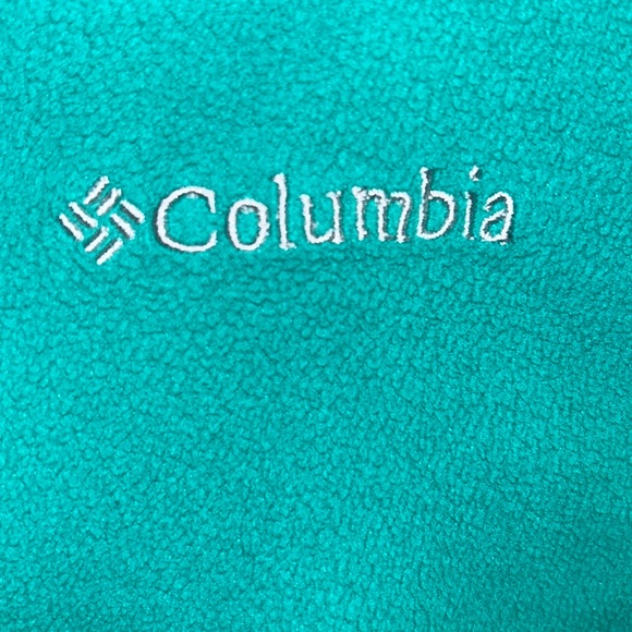 COLUMBIA🏔️Fleece 1/4 Zip PULLOVER Teal  Green XS Women’s🍃 - Picture 5 of 8